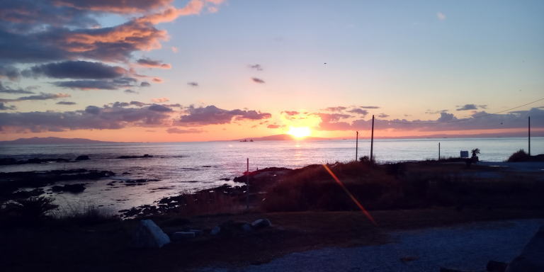 沈む夕日